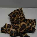 SOLY HUX Women's Leopard Button Down Shirt Cheetah Print Collared Long Sleeve Casual Work Tops Blouse (Medium)