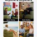 Infantable Couch with Built-in Pump Durable Blow Up Sofa Chair Portable Camping Couch Waterproof Inflatable Furniture for Outdoor Beach Home Festivals Backyard Party | Rechargeable Pump, Durable Fabric, Puncture Resistant, Easy Inflation, Luxury Stylish, 5' x 3'