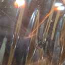 U-QE 100PCS Amber Plastic Plates - Clear Brown Plastic Plates Disposable Heavy Duty - Disposable Plates for Party Including 50PCS 10'' Dinner & 50PCS 7.5'' Dessert Plate