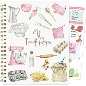ceiba tree Blank Recipe Book to Write in Your Own Recipes Notebook Cookbook Journal 8.5 x 11 inch with Stickers Gift Ideas for Women Wife Mom 120 Pages