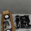 Nasjac Dog Wheelchair for Back Legs - Lightweight Portable Wheelchair with Reflective Stripes, Adjustable Pet Wheelchair Cart for Senior, Arthritis, Paralyzed, Injured, or Disabled Dogs (Medium, Black)