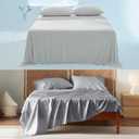 Bedsure Cooling Sheets Cal King Size, Bundle Rayon Derived from Bamboo Sheets Cal King