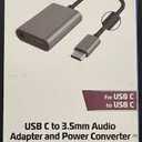 ZGear USB Type C to 3.5mm Audio Jack Charging Cable Adapter For Apple