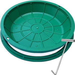 27.6in Round septic tank lid cover grass Recessed Green Sewage Basin Cover