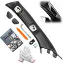 Driver Side A-Pillar Grab Handle Fit for Tacoma 3rd Gen (2016-2023), OEM-Style Texture, Matches Passenger Side, A Full-Grip Handle, Sturdy, No Gaps Creaking Noise, Easy Installation (Black)