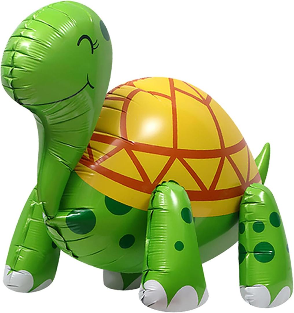 4D Walking Turtle Balloon Animal foil Balloon, Creative Inflatable Turtle, Baby Shower, Birthday Party Decoration Supplies