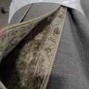 Loloi Magnolia Home by Joanna Gaines Sinclair Collection SIN-01 Pebble/Taupe 8'-6" x 11'-6", .25" Pile Height, Machine Washable, Area Rug