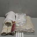 Kids Tent Indoor Playhouse, Kids Play Tent Large Kid Playhouse Toys Toddler Tent Play House with Pennant Banners, Kid Toys for Boy Girl Birthday House Gift (Natural)