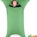 SANHO Premium Sensory Sock,Updated Version, X-Large, 70" L x 28" W, Good for Height: 65"-75" Green