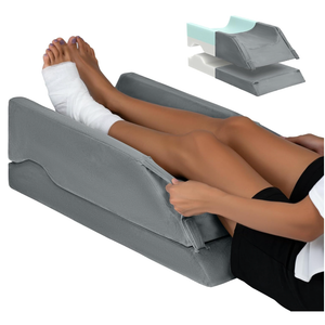 Adjustable Leg Elevating Pillow After Surgery, Foot Wedge Pillows for Legs Hip Ankles Pain Relief, Knee Replacement Recovery, Blood Circulation, Sleeping, Rest