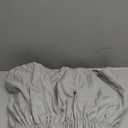 Wrap Around Dust Ruffle Bed Skirt - Light Grey - for Queen Size Beds with 12 Inch Drop - Elastic Strap - Adjustable Pleated Bedskirt with Brushed Fabric and Wrinkle Free - For Women, Men, Kids & Teens