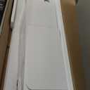 GHC Floating TV Stand, 75'' Wall Mounted TV Cabinet, Floating Shelves with Door, Media Console for DVD Player, Space-Saving Under TV Shelf for Bedroom & Living Room (White)