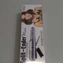 Split-Ender Mini  Original Cordless Split End Hair Trimmer for Dry, Damaged, Brittle, Frizzy, Curly or Straight Hair 3 AAA Battery Operated Hair Clipper for Home Use  Silver