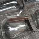 Stemless Glasses Set of 6, 15oz Clear Drinking Glassware Dishwasher Safe, Glass Tumblers for Red or White, Gift for Party, Holiday, Anniversary, Restaurant, Home Bar, Daily Use, Crystal 