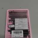 280Pcs Wispy Individual Lashes DIY Eyelash Extensions 8-16MM D-Curly Lash Extensions Lash Clusters 80D Cluster Eyelashes DIY at Home by ALICE, F22-Classic 80D