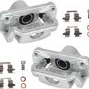 KUSATEC 19B2780 19B2781 Disc Brake Caliper with Bracket fit for Nissan Altima 2002-2022/ Maxima 2003-2008 2019-2023; Both Left and Right side