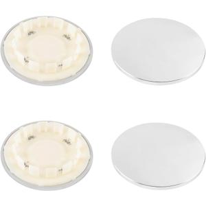 4Pcs Wheel Center Caps for 2013-18 Dodge Ram 2500 3500 Wheel Rim 97mm(3.81in) Chrome Hub Cap, Replacement 5RK12RXFAA 04726280AA Wheel Cover (OD 97mm(3.82in) ID 68.6mm(2.7in))