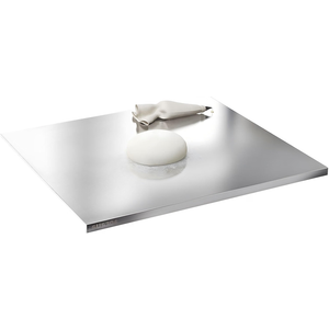 Stainless Steel Cutting Boards for Kitchen,304 Stainless Steel Chopping Boards with Lip and Non-slip silicone pad for Countertop Cutting Meats Fruits, Easy To Clean (15.7 * 27.5 * 0.06inch)