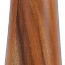 Pepper Grinder, Pepper Mill with Adjustable Stainless Steel, Acacia Wood, 8 inch/22 cm Height, Bottom Dia: 2.17inch/5.5 cm, Upper Dia: 5 cm (Tray is NOT Included)