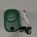 Portable Neck Fan, Mini Small Personal Handheld Fan USB Rechargeable 3 Speed for Girls Boys Woman Eyelash Travel Home Office Outdoor (Green) (Green)