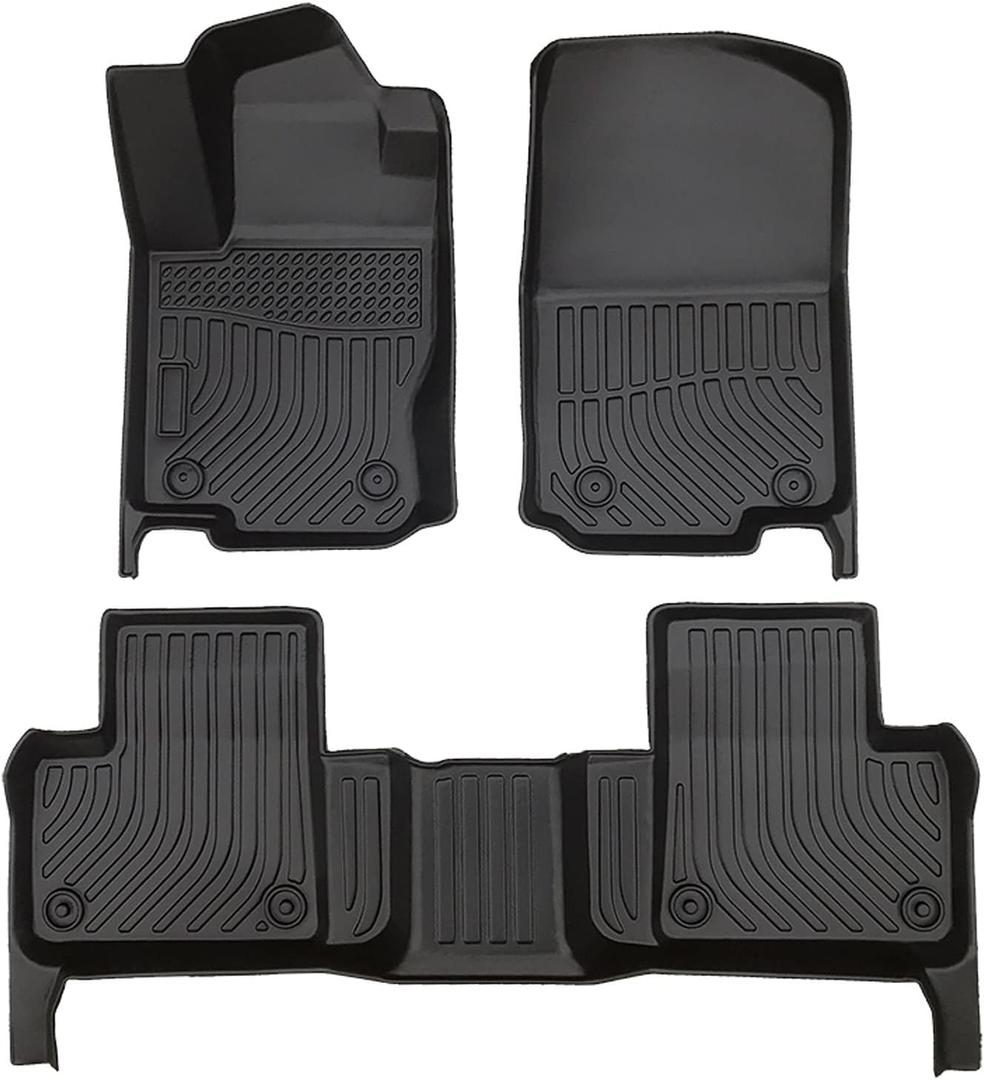 Cartist Floor Mats Fit for 2016-2019 Mercedes Benz GLE 350 400 43 AMG 450 AMG 500 500e 550 550e 63 AMG S (NOT for Coupe) All Weather Floor Liners Front & 2nd Row Heavy Duty