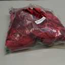 4 Pcs Christmas Velvet Chair Bows Sashes 12 x 43 Inch Red Velvet Bows Chair Covers for Christmas Wedding Birthday Party Dining Room Elegant Ribbons Tie Bands Holiday Party Decorations