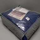 ALANSMA Reversible Weighted Blanket for All Season, Luxury Velvet, Warm and Cool, Adult 15Lb Blue Weighted Blanket, Enjoy Sleeping Anywhere(Blue,60"x80" 15lbs)