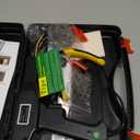 Upgraded 220W Plastic Welder, 2 in 1 Plastic Welding Repair Welder Kit 1000PCS Hot Stapler Soldering Gun with 100PCS Plastics Welding Rods Car Bumper Repair Kit for Most Plastics(Black)