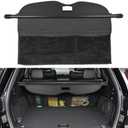Cargo Cover for Jeep Grand Cherokee Accessories With Mesh Organizer 2011-2020 2021 Rear Trunk Shade CoverNot fit for 2021 Winter-2022 for grand Cherokee, L