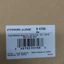 H14755defender Sec Fixed Window Guard, Stl, Wt, 3-Bar, Non-Egress