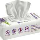 Best Pet Supplies 8" x 9" Large Dog Wipes - Cleaning and Deodorizing for Paws and Coat - Gentle Formula with Lavender Vitamin E for Puppies and Cats - 100 Count, 4 Packs