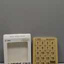 Cuberspeed Slide Number Puzzle 20 magnetized Klotski Puzzle Brain Teasers Toys Jigsaw Intelligence 4X5 Klotski Blocks Toys (Brown Color)