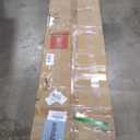 FLYMUHJIA Curio Cabinet Glass Display Case for Collectibles with 4-Shelf Display Shelves, 64.2'Hx16.9''Lx14.6''W White (4 Shelf Single Door-No LED)