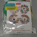 Winlyn 12 Sets Christmas Craft Kits Winter Crafts DIY Holiday Wreath Ornaments Decorations Art Sets Snowmen Snowflake Festive Foam Stickers Arts and Crafts for Kids Classroom Activities Party Favors