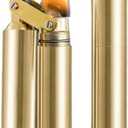 Vintage Trench Lighter, Cool Copper Lighter, Windproof Brass Lighters for Men Dad Husband (Fuel Not Included), Glod