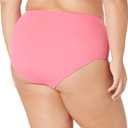 Amazon Essentials Women's High Waist Swim Bottom (Available in Plus Size) (Medium, Hot Pink)