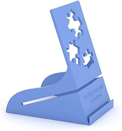 Puzzle Peak All-in-One Jigsaw Puzzle Box Stand and Puzzle Poster Holder Accessory for All Puzzlers - Blue