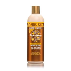 Creme of Nature Pure Honey Moisturizing Dry Defense Conditioner, Bonus Size 15.2oz (15.2 Fl Oz (Pack of 1))