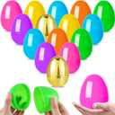 MGparty 50 Pcs Large 4" Fillable Easter Eggs Plastic Empty Easter Eggs Bulk with 2 Golden Eggs for Easter Egg Hunt, Basket Stuffers, Party Favors, Decorations