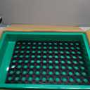Cinnvoice Tennis Court Shoe Cleaning Tray with Brush Mat, Clay & Sand Removal for Courts, Sports Facilities, Entryway Boot Cleaner, 24 x 16.5 x 3.7 Inches