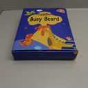 Toddler Sensory Busy Board: Travel Toy Activity Book for Girls Boys, Motor Skill Development Gift for Baby Aged 3-4 Years, Fine Educational Preschool Montessori Learning Toy for Car Airplane Dinosaur