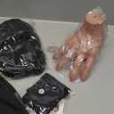 6pcs Girls Halloween Costume Girls Black Dress Long Sleeve with Wig Necklace Sock 3-14Y(3-4 Years)