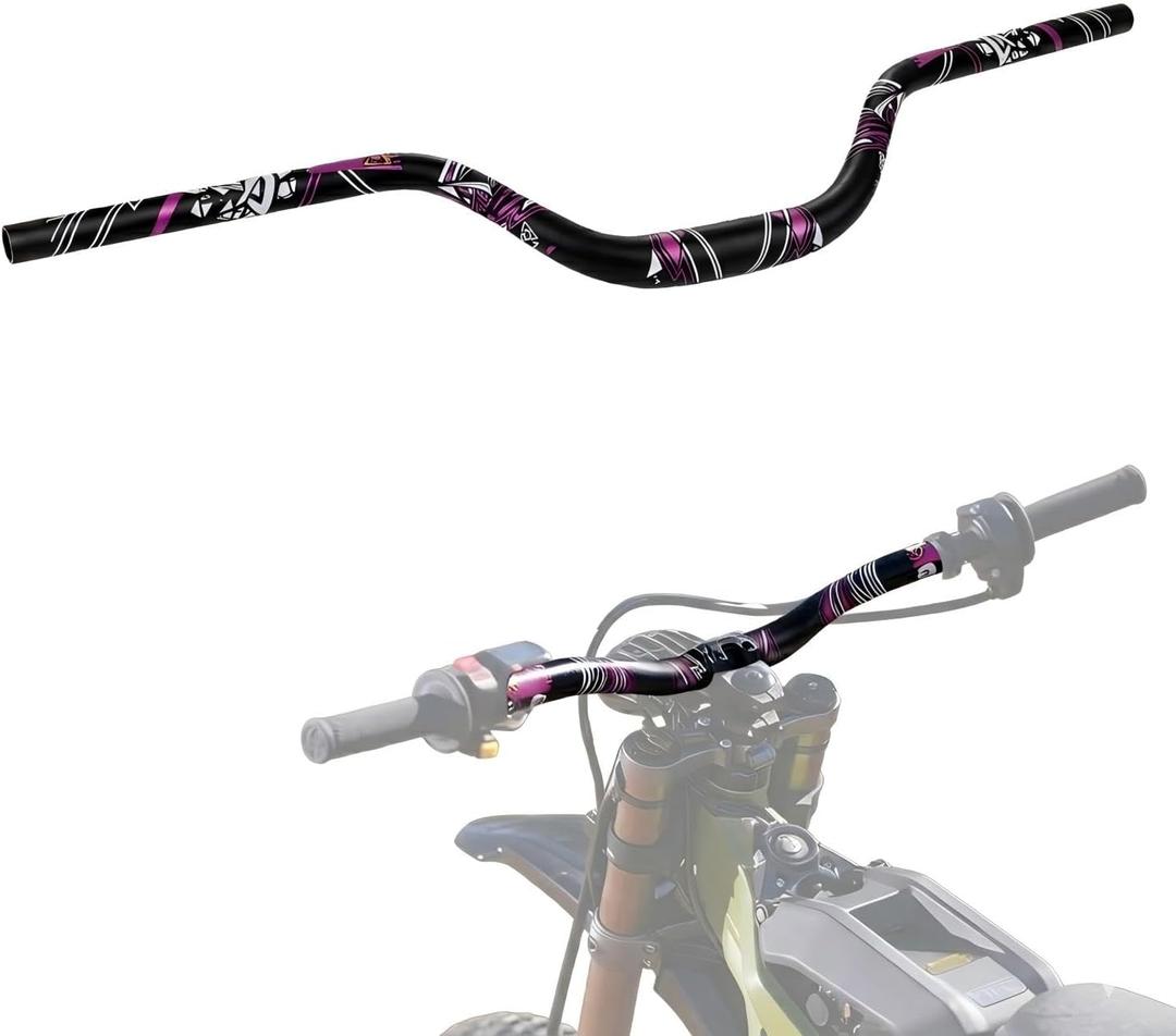 BAOUFF 31.8mm Riser Handlebar for Surron Light Bee,7075 Aluminum 4mm Thickness Dirt Bike Handle Bar for Surron Light Bee X and S/LBX/LBS/E Ride Pro S SS 2.0 3.0