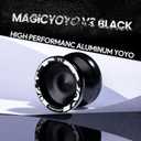 MAGICYOYO V3 Yoyo for Kids 8-12 or Above, Responsive Yoyo Professional with Dual Function, Professional Trick Yo yo for Adults with 12 Yo-yo Strings, KK Bearing, Bearing Puller, Axle,Case Bag -Black