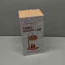 Glass Candle Warmer Lamp with Timer - Adjustable Height Candle Lamp Warmer with Crystal Shade, Timer (8H/4H/2H) - Wax Melter with Jar Candle - Ideal Gift, fits Various Size Candles