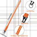 Frienda 2 Set Heavy Duty Paracord Lanyard Necklace Whistles Strap Braided 550 Keychain Lanyard for Outdoor Activities Camera
