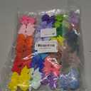 Choicbaby 60pcs 3 Inches Boutique Grosgrain Ribbon Pinwheel Hair Bows for Baby Girls, Toddler Bows Hair Clip Birthday Gifts In Pair