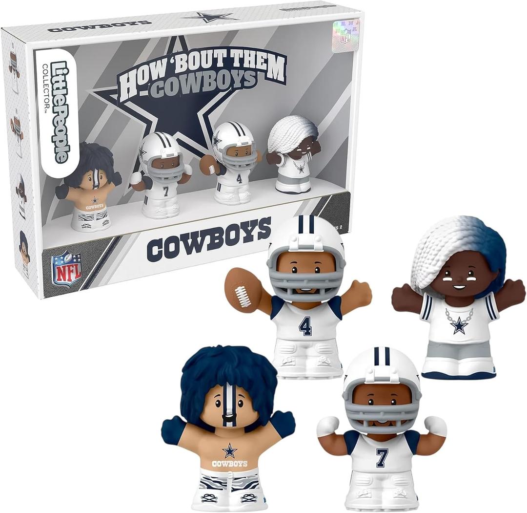 Little People Collector Dallas Cowboys Officially Licensed NFL Special Edition Figure Set, Series 2