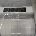 DUMOS Countertop Ice Maker, Portable 1.5L Ice Machine with Self-Cleaning, 26.5lbs/24H Fast Ice Making, 9 Bullet Ice Cubes in 6 Mins, 2 Size Options, Quiet Compact Ice Maker, White