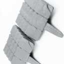 Ministry of Warehouse 40 Pieces DIY Border Edging Plastic Fence Stone Home Garden Decorative Gray Lawn Yard Flower Plant Bed Decor for Graden and Landscape Edging